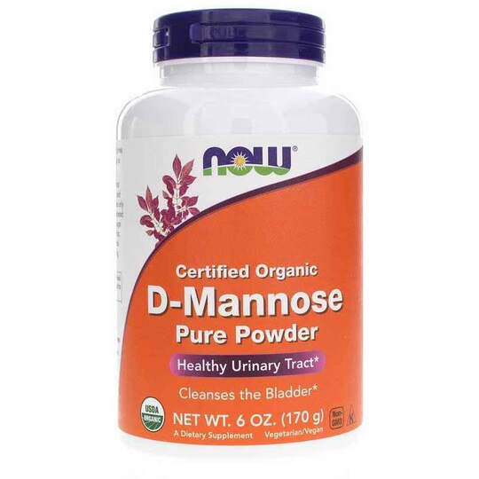 D-Mannose Pure Powder Organic, NOW